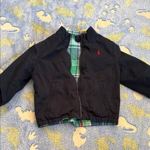 Ralph Lauren reversible plaid motorcycle jacket